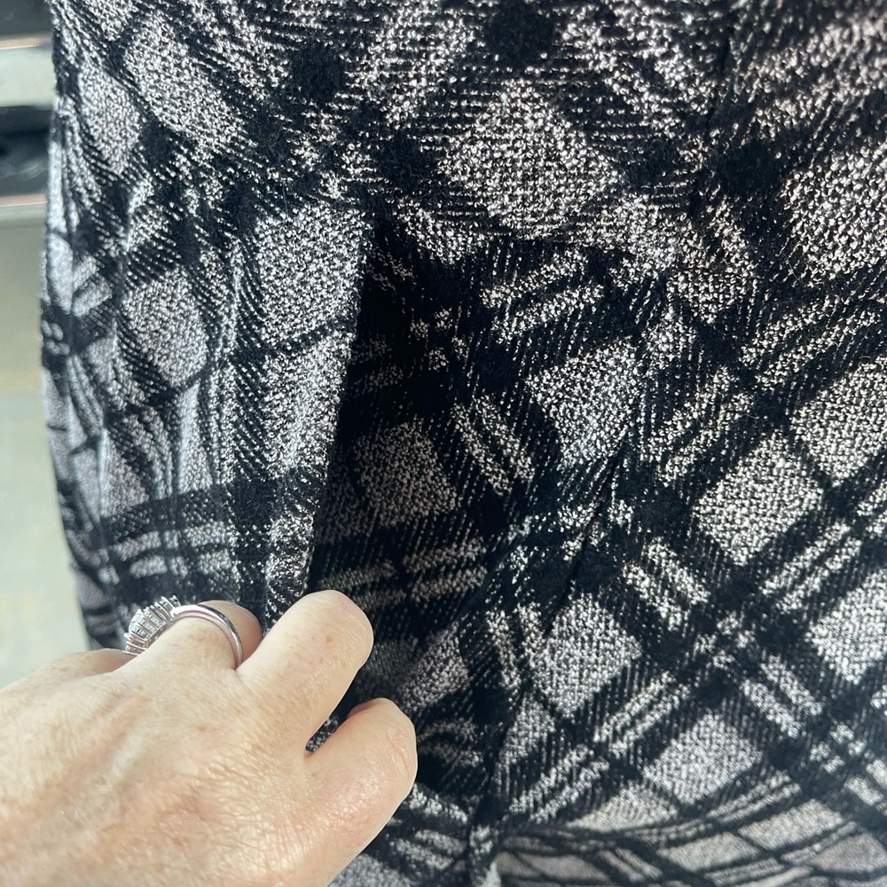 Torrid Black and White Checkered Mini Dress - Picture 4 of 6